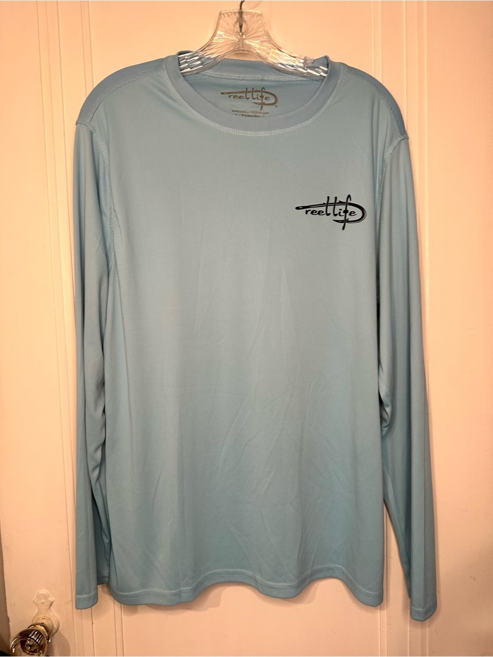 Reel Life Mens Performance Long Sleeve Shirt Size large